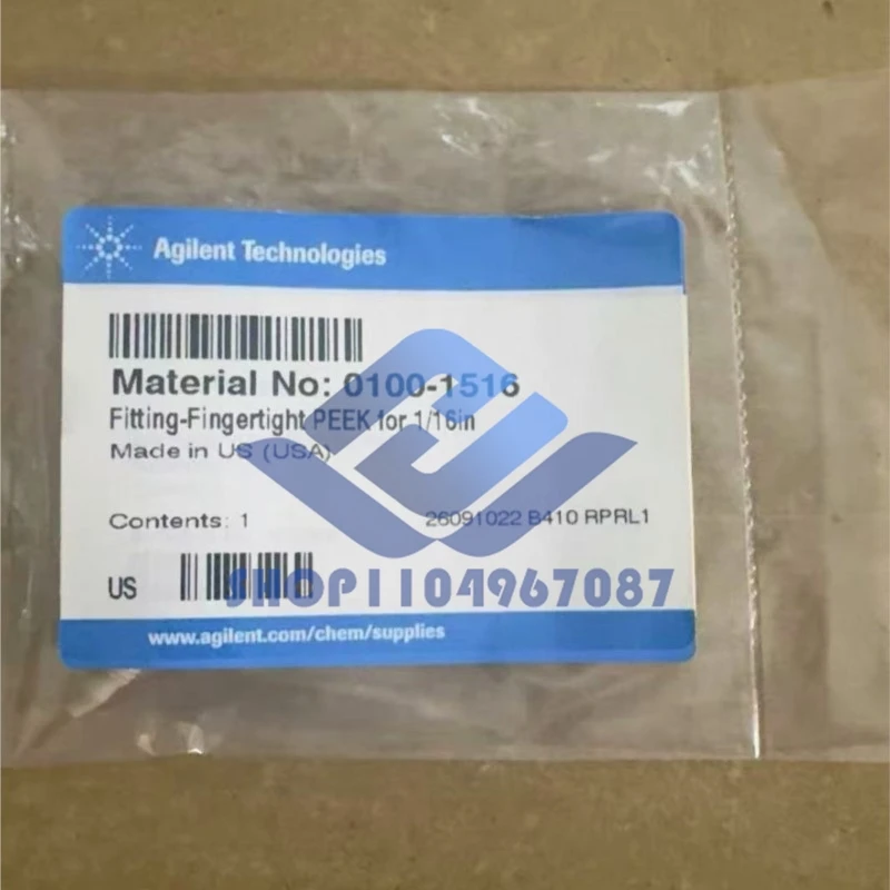 PEEK Hand tight connector 0100-1516 1/16in
PEEK Hand tight connector 0100-1516 1/16in