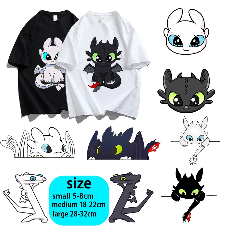 Anime Toothless Heat Transfer Sticker Cartoon Anime for T Shirt Hoodie Clothes DIY Kids Patches Iron on Transfer Applique Gift
Anime Toothless Heat Transfer Sticker Cartoon Anime for T Shirt Hoodie Clothes DIY Kids Patches Iron on Transfer Applique Gift