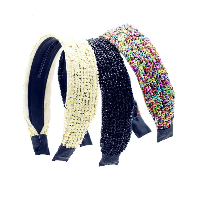 NEW SPRING AND SUMMER handmade beaded sequince colorful beads girls women hairband fashion hair accessories
NEW SPRING AND SUMMER handmade beaded sequince colorful beads girls women hairband fashion hair accessories