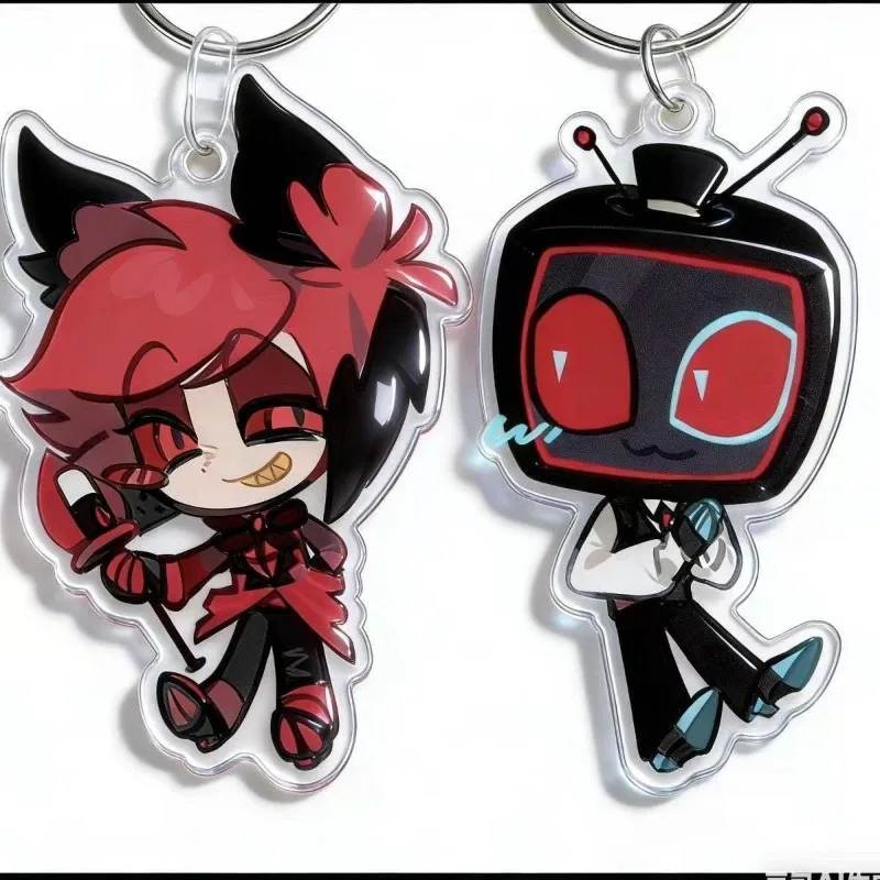 Hazbin Hotel Transparent Acrylic Charm Keyring Anime Peripheral Ornament Portable Bag Hanging Birthday Present for Anime Decor
Hazbin Hotel Transparent Acrylic Charm Keyring Anime Peripheral Ornament Portable Bag Hanging Birthday Present for Anime Decor
