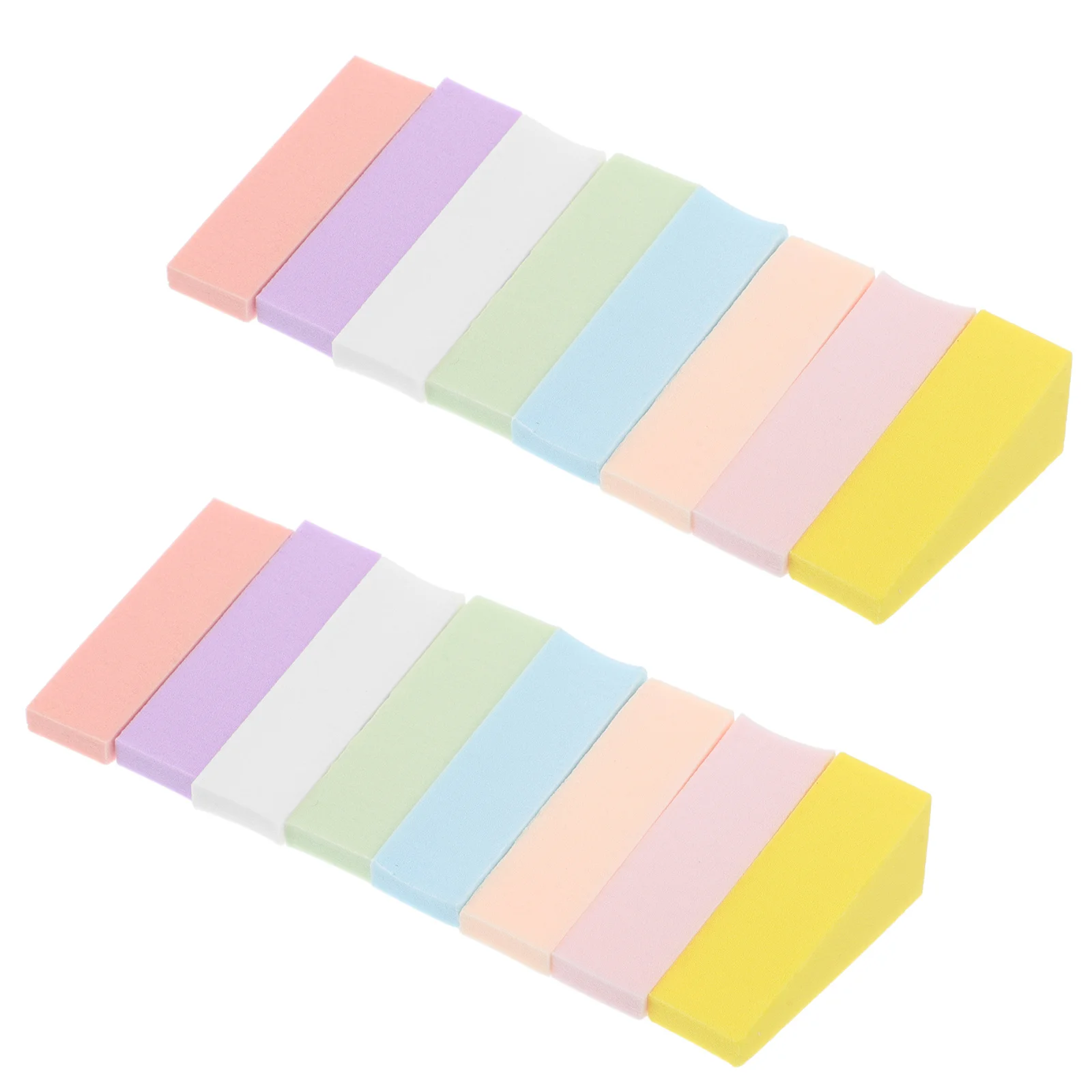 40Pcs Nail Art Sponge Multi-Sided Reusable Gradient Nail Polish Applicator Tool for Manicure Blush Makeup Salon Use
40Pcs Nail Art Sponge Multi-Sided Reusable Gradient Nail Polish Applicator Tool for Manicure Blush Makeup Salon Use