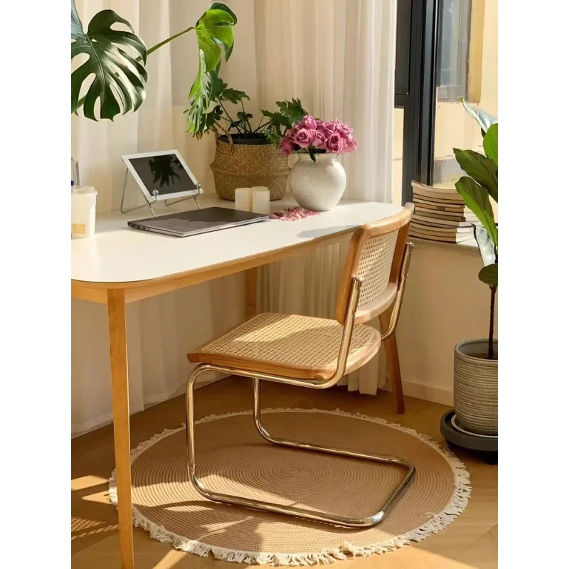 Medieval solid wood rattan dining chair adult backrest casual book desk chair light luxury high-end log style retro study chair
Medieval solid wood rattan dining chair adult backrest casual book desk chair light luxury high-end log style retro study chair