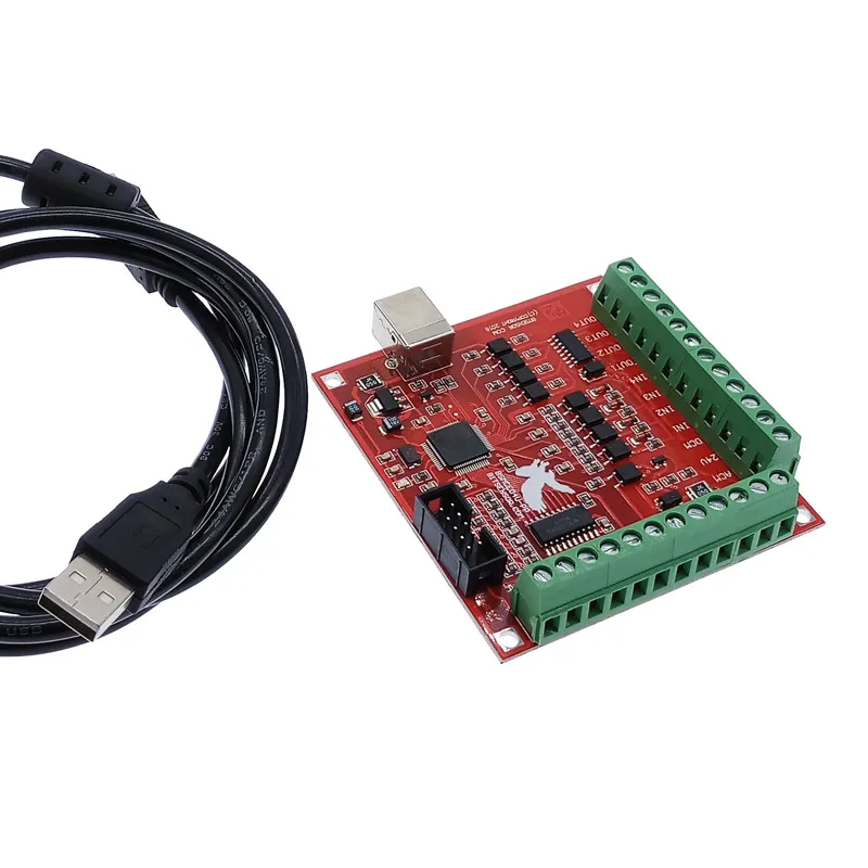 Breakout board interface driver CNC USB MACH3 100Khz 4 axis interface driver motion controller driver board
Breakout board interface driver CNC USB MACH3 100Khz 4 axis interface driver motion controller driver board