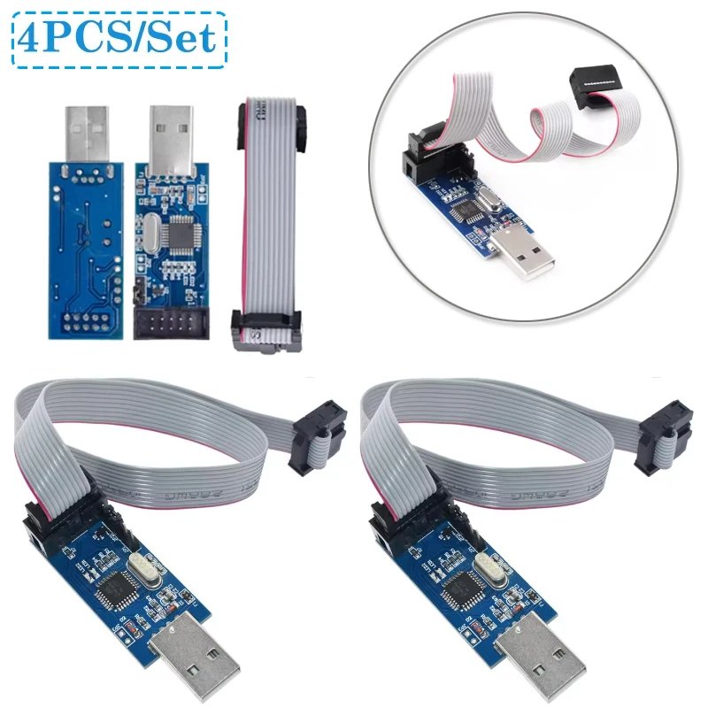 4 шт. USBASP V3 AVR программатор-USB ISP Downloader с контактом JP2 для 51/AVR MCU с 10-контактным на 6-контактный проводный модуль, детали платы адаптера
4 шт. USBASP V3 AVR программатор-USB ISP Downloader с контактом JP2 для 51/AVR MCU с 10-контактным на 6-контактный проводный модуль, детали платы адаптера
