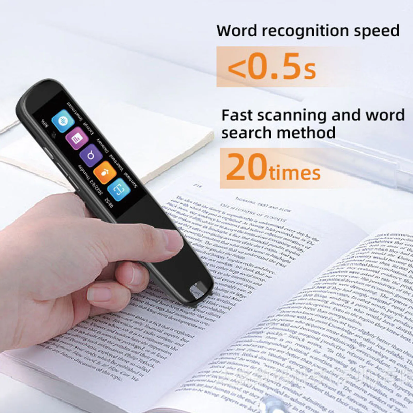 2.99in Scanning Translation Pen 2MP Smart HD WiFi 131 Language Translator Device Dictionary Pen for Language Learners Pen Reader
2.99in Scanning Translation Pen 2MP Smart HD WiFi 131 Language Translator Device Dictionary Pen for Language Learners Pen Reader