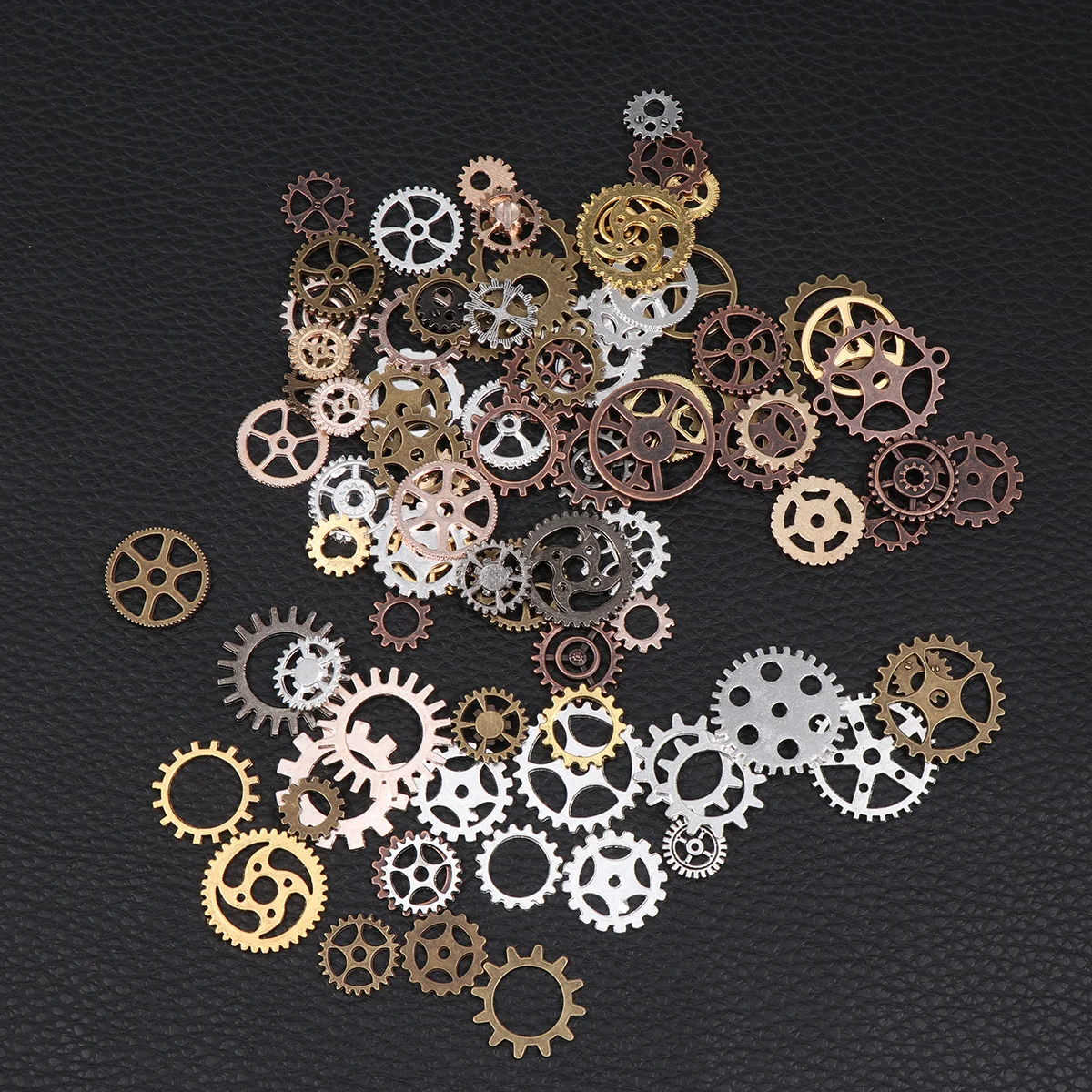9 Mixed Colors Alloy Gear Accessories for DIY Jewelry Steampunk Vintage Cogs Wheels Craft Pendant Bracelet Small Parts Random
9 Mixed Colors Alloy Gear Accessories for DIY Jewelry Steampunk Vintage Cogs Wheels Craft Pendant Bracelet Small Parts Random