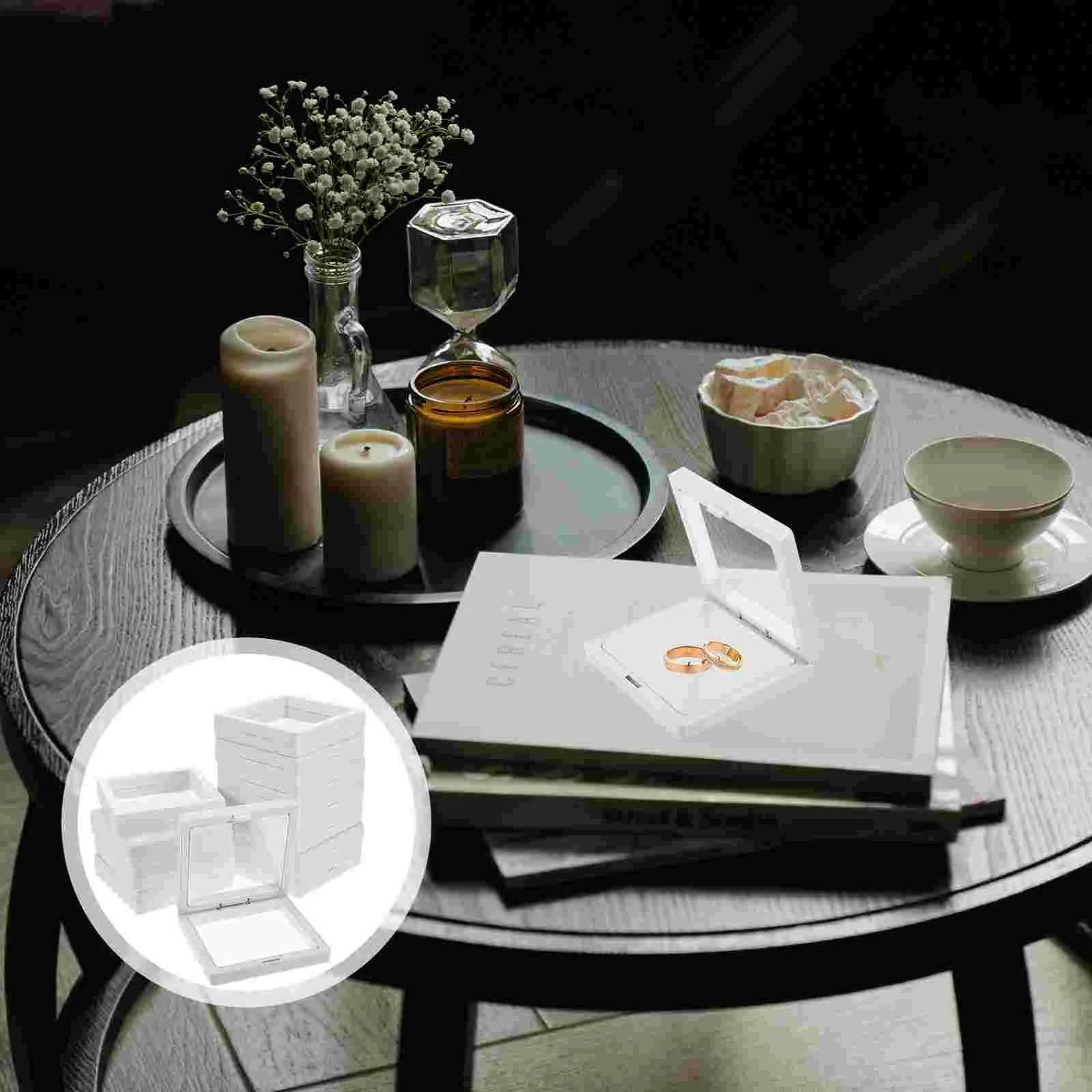 12 Sets Transparent Box Picture Floating Display Frame Necklace 3D Case Jewelry Showcase
12 Sets Transparent Box Picture Floating Display Frame Necklace 3D Case Jewelry Showcase