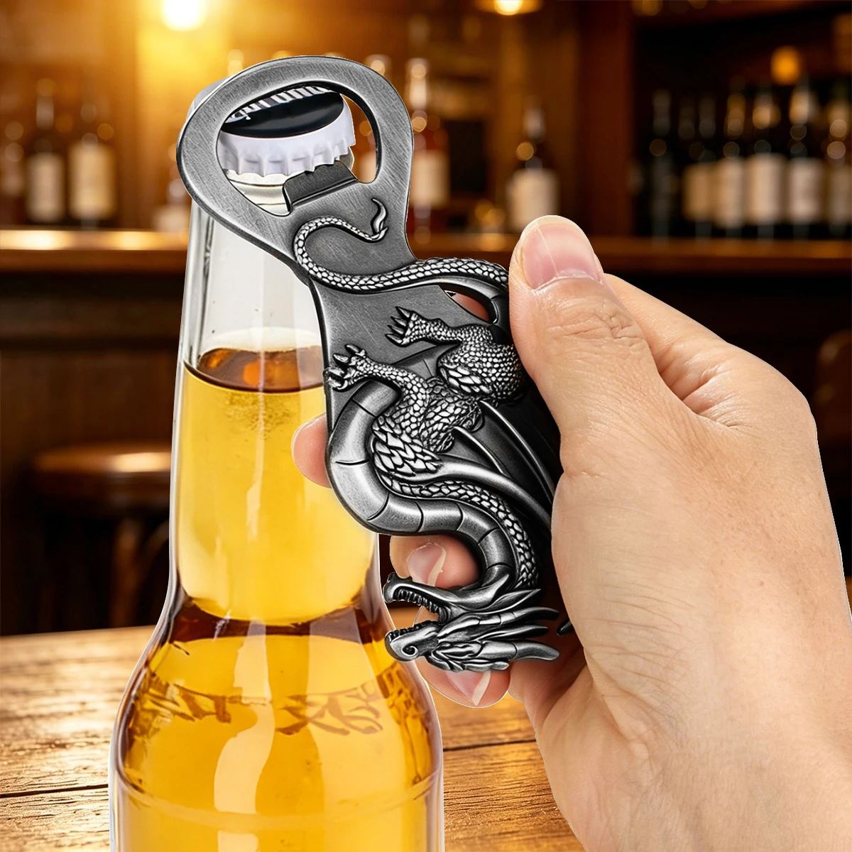 Vintage Winged Dragon Shaped Zinc Alloy Beer Bottle Opener Beverage Opener for Bar Christmas Wedding Souvenir Gift
Vintage Winged Dragon Shaped Zinc Alloy Beer Bottle Opener Beverage Opener for Bar Christmas Wedding Souvenir Gift
