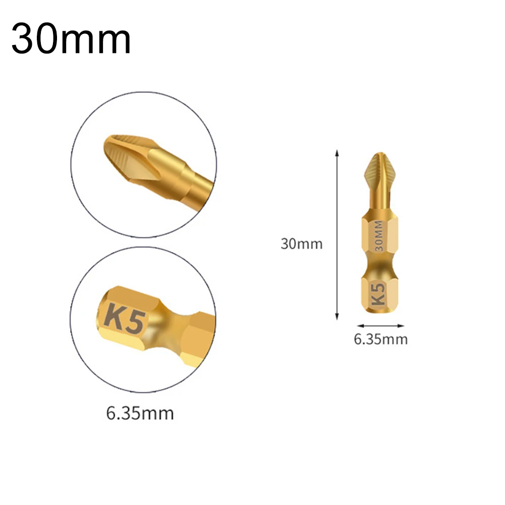 Screwdriver Accessory DIY Projects Anti-Slip Screwdriver Bit Alloy Steel Screwdriver Bit Various Sizes High Hardness HRC60
Screwdriver Accessory DIY Projects Anti-Slip Screwdriver Bit Alloy Steel Screwdriver Bit Various Sizes High Hardness HRC60