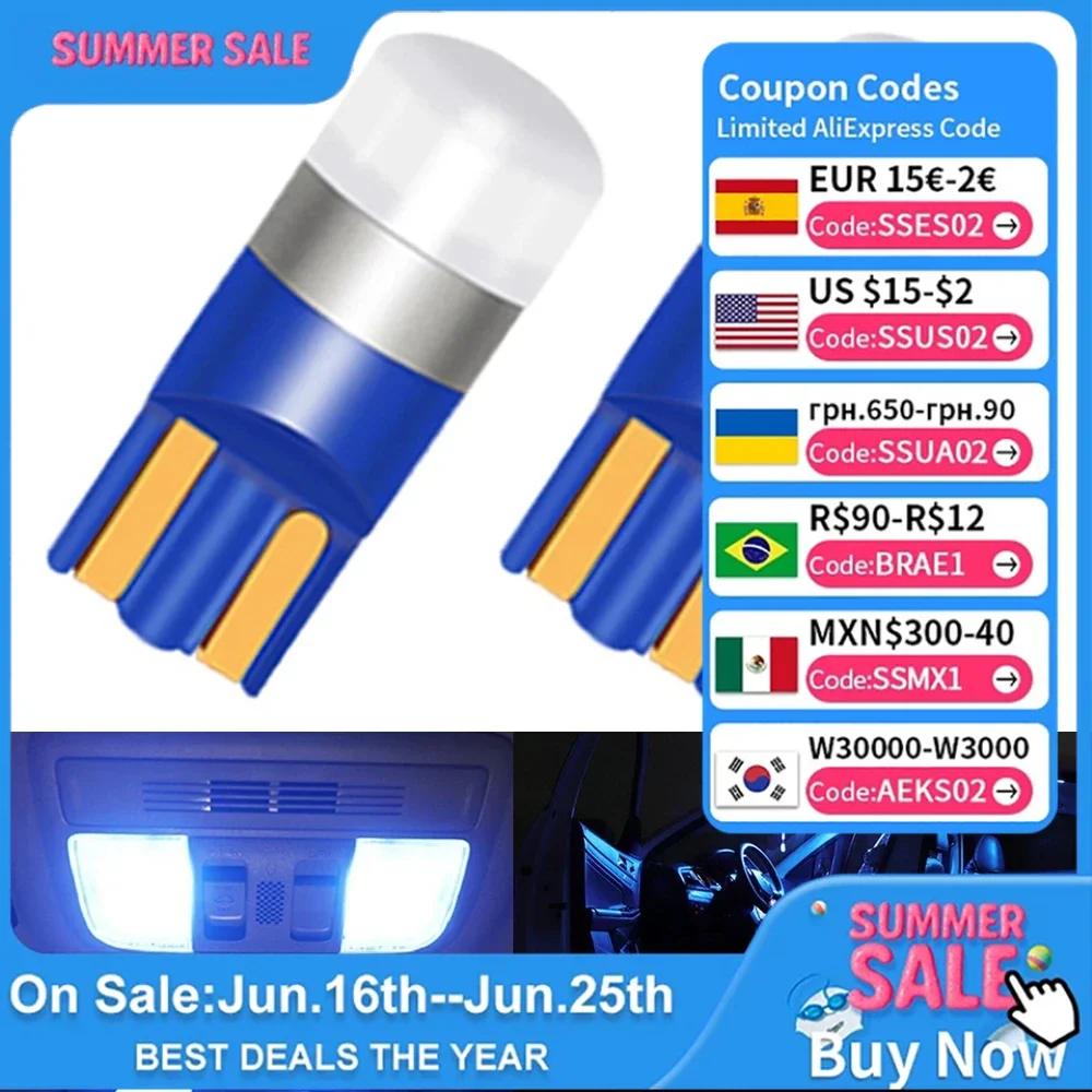 2X Auto Interior Vehicle Dome Door Bulb Accessories Trunk 6000K Waterproof T10 LED Cars Clearance Lights Reading Lamp 3030 1SMD
2X Auto Interior Vehicle Dome Door Bulb Accessories Trunk 6000K Waterproof T10 LED Cars Clearance Lights Reading Lamp 3030 1SMD