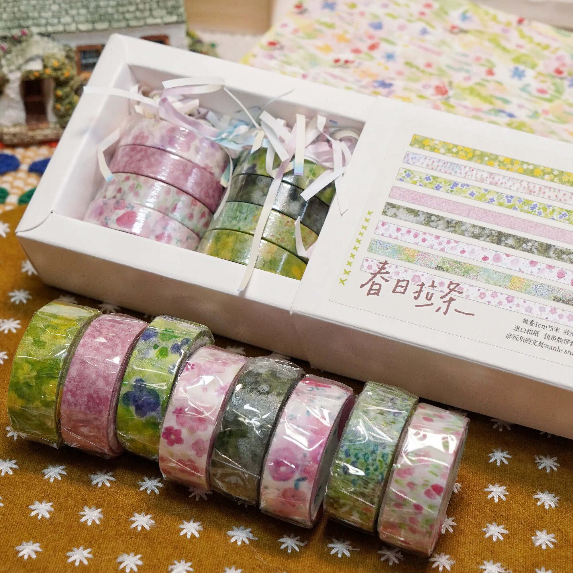 Wanle Studio Vintage Tulip Sakura Spring Flower Washi Tape for Planner Card Making DIY Scrapbooking Plan Decorative Sticker
Wanle Studio Vintage Tulip Sakura Spring Flower Washi Tape for Planner Card Making DIY Scrapbooking Plan Decorative Sticker