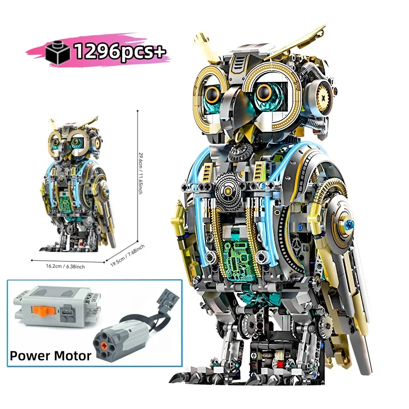 2026 NEW Mechanical Owl Bricks Building Blocks DIY Construction Toy STEM Learning for Kids Adults Birthday Gift 1296Pcs
2026 NEW Mechanical Owl Bricks Building Blocks DIY Construction Toy STEM Learning for Kids Adults Birthday Gift 1296Pcs