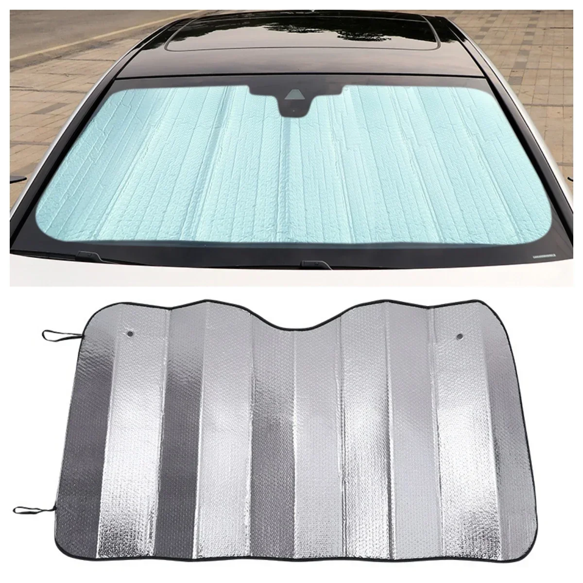 NEW Car Windshield Sun Shade - Foldable UV Protector Visor Cover, Portable Breathable Anti-Heat Screen for All Vehicles
NEW Car Windshield Sun Shade - Foldable UV Protector Visor Cover, Portable Breathable Anti-Heat Screen for All Vehicles