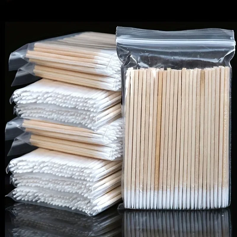 100/300pcs Disposable Wooden Micro Bud Swabs Lint Free Eyelash Extension Glue Removing Tools Makeup Mini Brush accesorios
100/300pcs Disposable Wooden Micro Bud Swabs Lint Free Eyelash Extension Glue Removing Tools Makeup Mini Brush accesorios