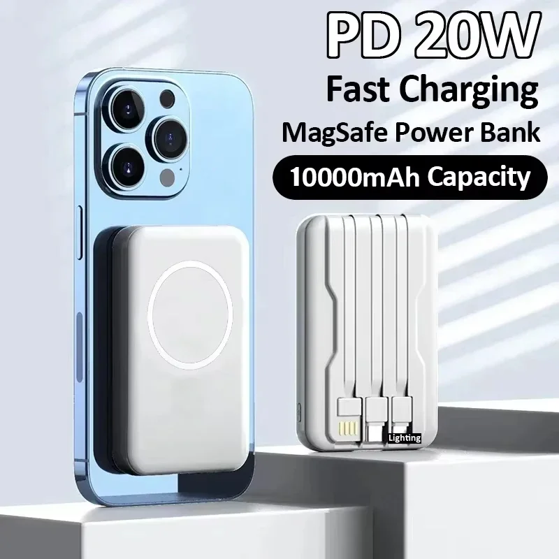 Xiaomi Mini Magnetic 10000mAh Power Bank Wireless Portable Battery Magsafe Super Fast Charge for IPhone Lenovo Samsung Huawei
Xiaomi Mini Magnetic 10000mAh Power Bank Wireless Portable Battery Magsafe Super Fast Charge for IPhone Lenovo Samsung Huawei
