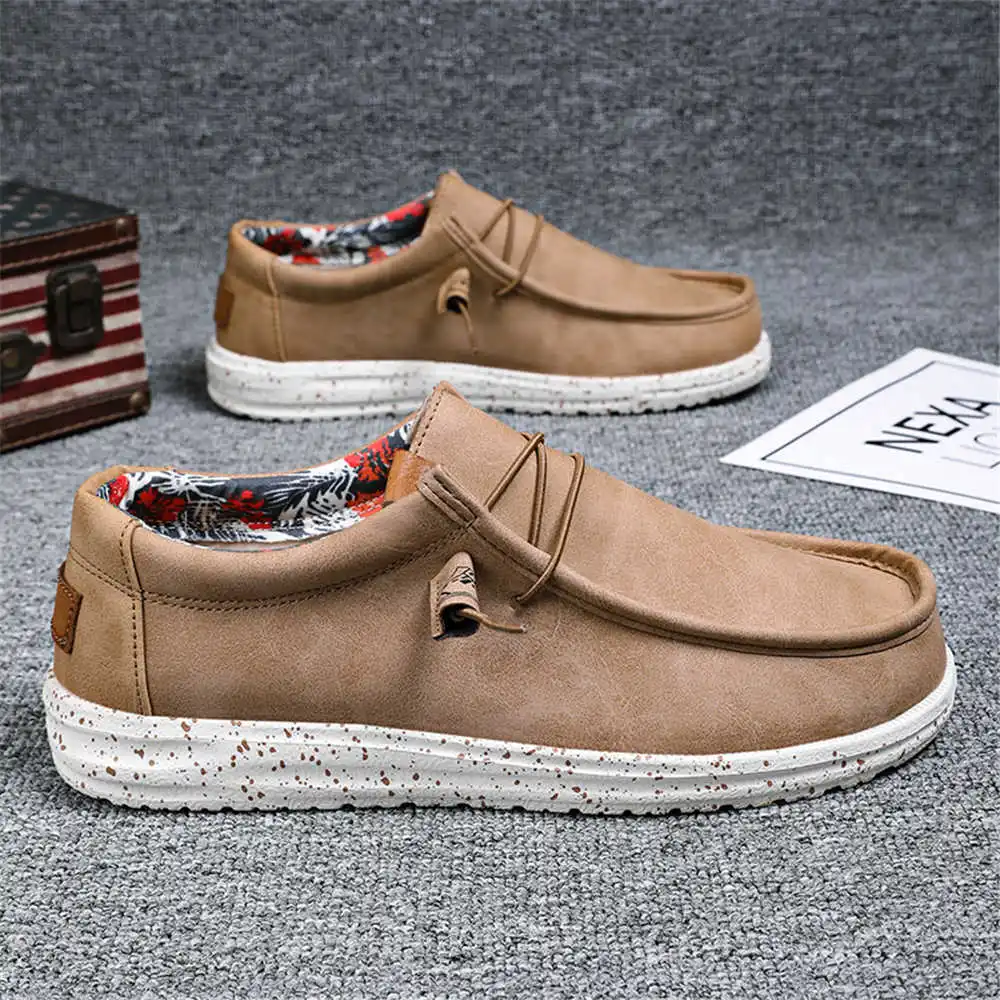 Tan Normal Leather Flat Sneakers Man Skateboarding Men's Shoes 46 Tens Sports Fit Brands Sapateneis Athlete Offers Gifts
Tan Normal Leather Flat Sneakers Man Skateboarding Men's Shoes 46 Tens Sports Fit Brands Sapateneis Athlete Offers Gifts
