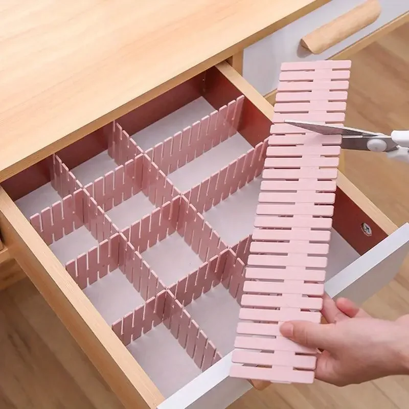 4Pcs Drawer Organizer Divider DIY Adjustable Household Storage Cabinet Combination Partition Underwear Socks Sundries Organizer
4Pcs Drawer Organizer Divider DIY Adjustable Household Storage Cabinet Combination Partition Underwear Socks Sundries Organizer