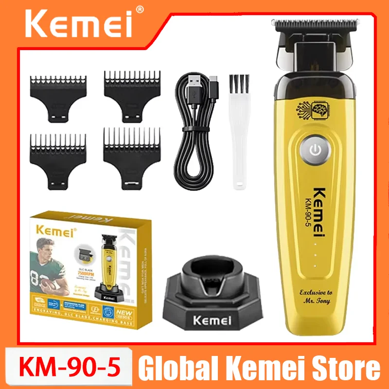 Kemei KM-90-5 Professional 7500 RPM Hair Clipper for Barbers Rechargeable Trimmers Brushless Motor Hair Cutting Machine for Men
Kemei KM-90-5 Professional 7500 RPM Hair Clipper for Barbers Rechargeable Trimmers Brushless Motor Hair Cutting Machine for Men