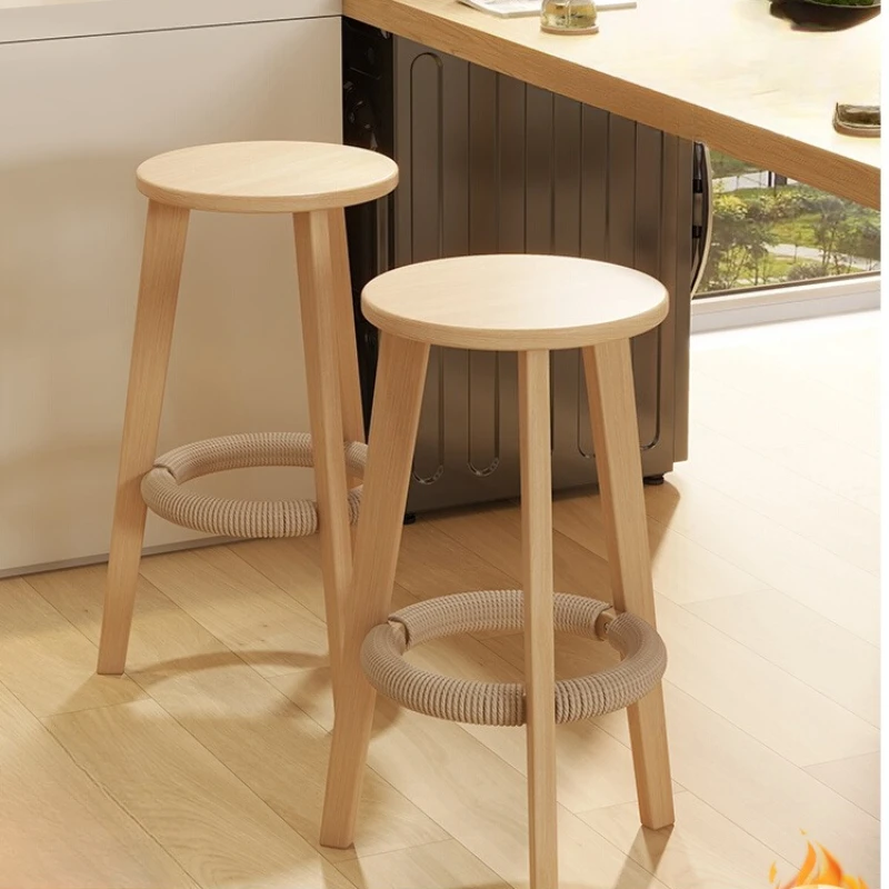 Modern Solid Wood Bar Stool Counter Seat with Footrest for Kitchen Island/ Home Bar/ Restaurant Durable Commercial Use
Modern Solid Wood Bar Stool Counter Seat with Footrest for Kitchen Island/ Home Bar/ Restaurant Durable Commercial Use