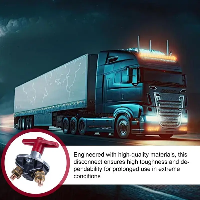 Отключение аккумулятора грузовика, сильноточное отключение, изоляционная ручка, дизайн 12 В-36 В, отключение цепи для грузовика, квадроцикла, яхты 
Отключение аккумулятора грузовика, сильноточное отключение, изоляционная ручка, дизайн 12 В-36 В, отключение цепи для грузовика, квадроцикла, яхты