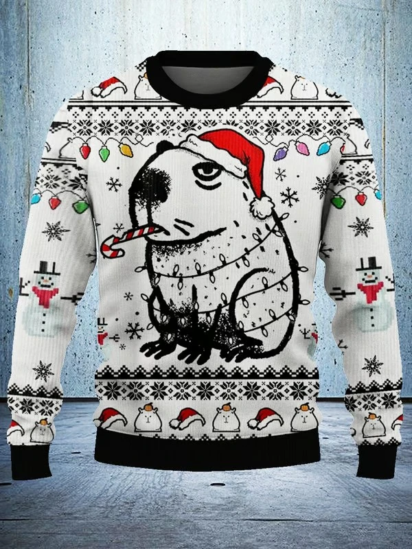 Funny Animal Capybara Graphic Ugly Christmas Sweater Fashion Frog Big Foot Sweatshirts For Women Clothes Xmas Boy Gift Pullovers
Funny Animal Capybara Graphic Ugly Christmas Sweater Fashion Frog Big Foot Sweatshirts For Women Clothes Xmas Boy Gift Pullovers