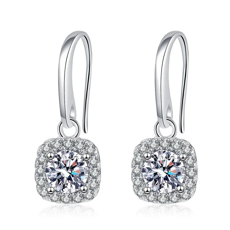 E379 Lefei Fashion Color D Diamond-set Classic Moissanite Dangle Square Earrings For Charms Women s925 Silver Party Jewelry Gift
E379 Lefei Fashion Color D Diamond-set Classic Moissanite Dangle Square Earrings For Charms Women s925 Silver Party Jewelry Gift