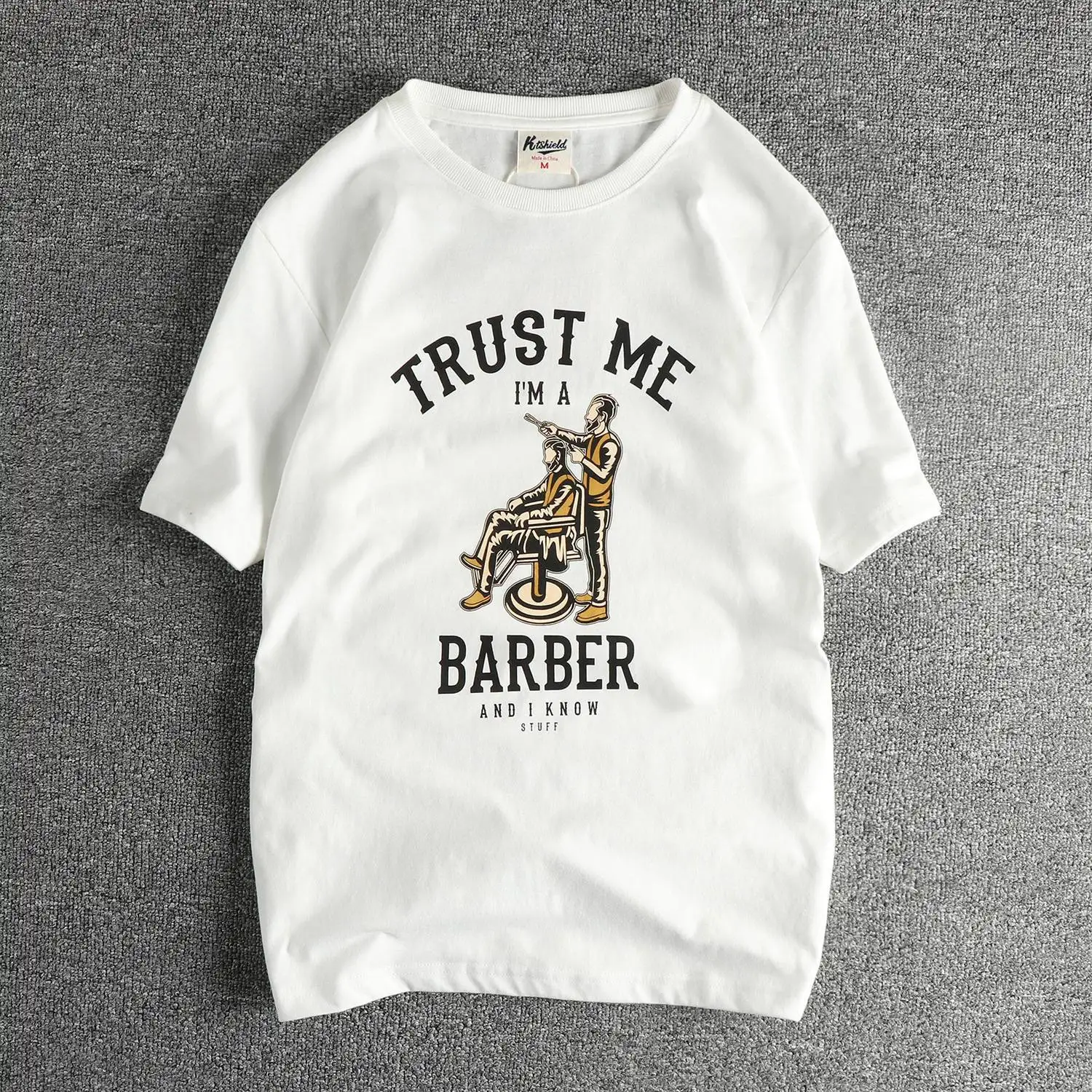 European and American Element Pattern Short-sleeved T-shirt Men's Pure Cotton Printing American Summer Half-sleeved T-shirt
European and American Element Pattern Short-sleeved T-shirt Men's Pure Cotton Printing American Summer Half-sleeved T-shirt