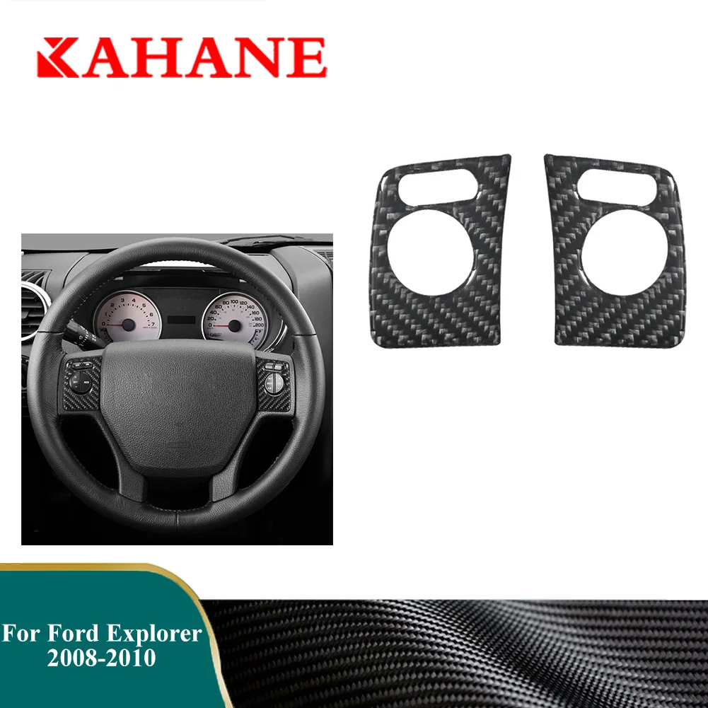 2pcs Car Carbon Fiber Stickers For Ford Explorer 2008 2009 2010 Steering Wheel Cover Trim Auto Interior Mouldings Accessories
2pcs Car Carbon Fiber Stickers For Ford Explorer 2008 2009 2010 Steering Wheel Cover Trim Auto Interior Mouldings Accessories