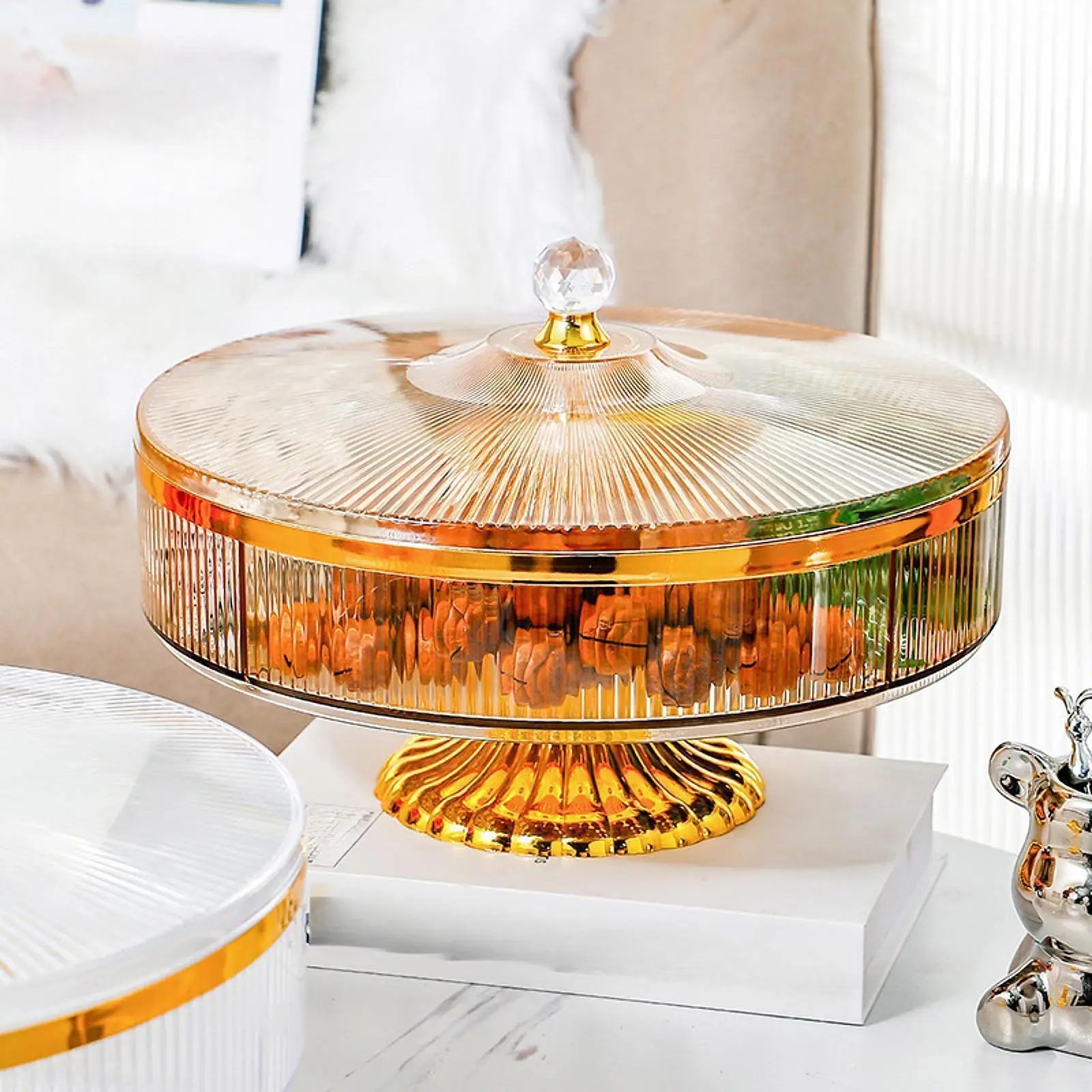Dessert Plate Food Storage Container Multifunctional for Sweet Cookies Dry Fruit
Dessert Plate Food Storage Container Multifunctional for Sweet Cookies Dry Fruit