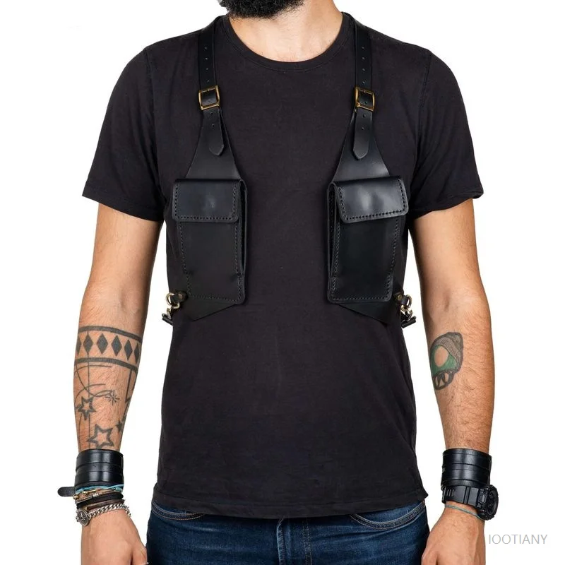 New Medieval Steampunk Strap Underarm Mobile Phone Bag Adult Halloween Cosplay Faux Leather Wallet Retro Viking Pu Chest Bag
New Medieval Steampunk Strap Underarm Mobile Phone Bag Adult Halloween Cosplay Faux Leather Wallet Retro Viking Pu Chest Bag