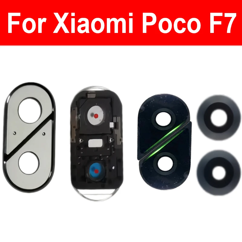 Back Camera Glass Lens Frame For Xiaomi Poco F7 25053PC47G Rear Lens Cover With Adhesive Sticker Small Spare Parts Replacement
Back Camera Glass Lens Frame For Xiaomi Poco F7 25053PC47G Rear Lens Cover With Adhesive Sticker Small Spare Parts Replacement