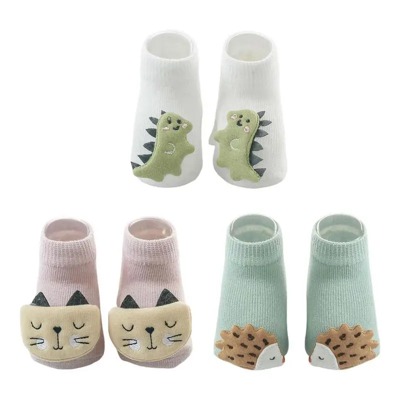 Newborn Soft Cotton Socks With Cartoon Animal Doll Ankle Or Crew With Non-slip Grips Unisex Baby Terry Socks Accessories
Newborn Soft Cotton Socks With Cartoon Animal Doll Ankle Or Crew With Non-slip Grips Unisex Baby Terry Socks Accessories