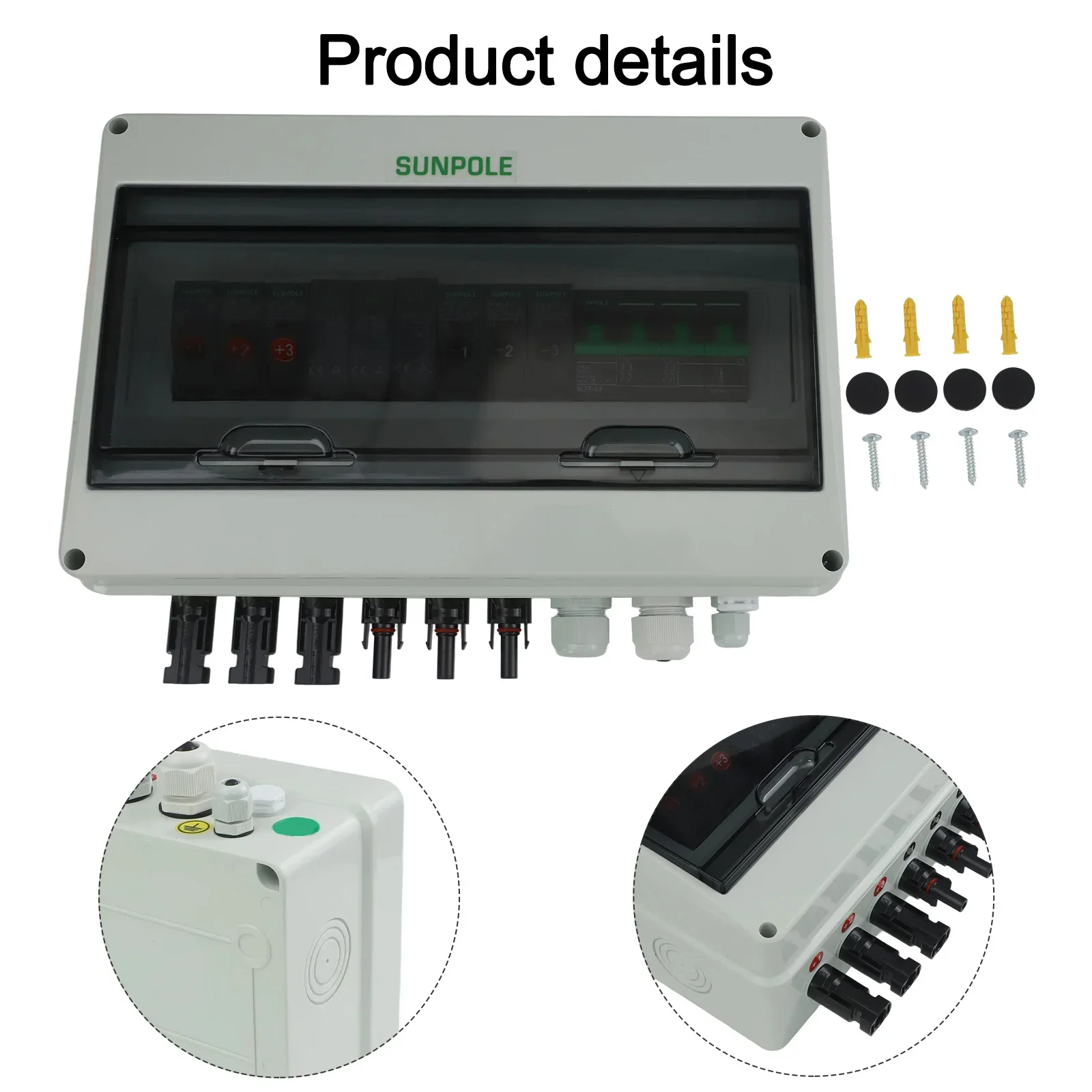 Solar Power Station Photovoltaic Combiner Box 3 In 1 Out 1000V Outdoor Waterproof IP65 Solar PV Protection DC Box Combiner Box
Solar Power Station Photovoltaic Combiner Box 3 In 1 Out 1000V Outdoor Waterproof IP65 Solar PV Protection DC Box Combiner Box