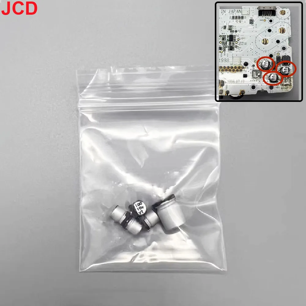 JCD 1set Mainboard Capacitor For SNK NEOGEO POCKET NGP Black And White Motherboard Repair Replacement
JCD 1set Mainboard Capacitor For SNK NEOGEO POCKET NGP Black And White Motherboard Repair Replacement