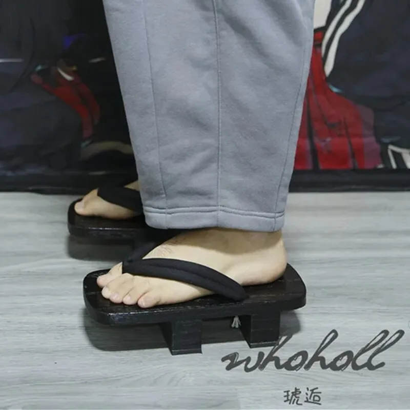 Man Japanese Geta Summer Slippers Flip Flops Wooden Samurai Clogs Sandals Cosplay Shoes Black Thick Bottom Platform Sandals
Man Japanese Geta Summer Slippers Flip Flops Wooden Samurai Clogs Sandals Cosplay Shoes Black Thick Bottom Platform Sandals