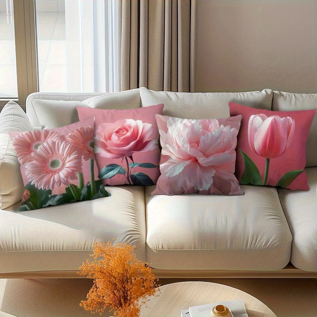 Пастельно-розовая наволочка с цветочным принтом (Гермера/Роза/Пион/Тюльпан): романтическая наволочка с ботанической тематикой для домашнего декора дивана
Пастельно-розовая наволочка с цветочным принтом (Гермера/Роза/Пион/Тюльпан): романтическая наволочка с ботанической тематикой для домашнего декора дивана