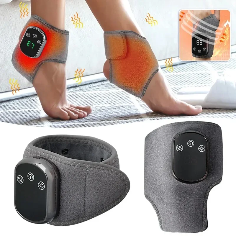 Wireless Heated Ankle Massager for Achilles-Tendinitis 5 Heat Modes 1800mAh Battery Ankle Heating Pad with Massage
Wireless Heated Ankle Massager for Achilles-Tendinitis 5 Heat Modes 1800mAh Battery Ankle Heating Pad with Massage