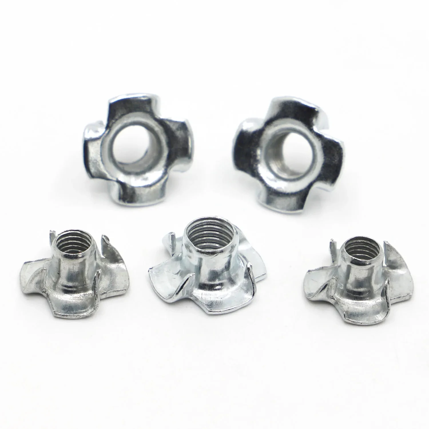 5-50pcs M3 M4 M5 M6 M8 M10 Zinc Plated Four Claws Nut Speaker T-nut Blind Pronged Insert Tee Nut Furniture Hardware
5-50pcs M3 M4 M5 M6 M8 M10 Zinc Plated Four Claws Nut Speaker T-nut Blind Pronged Insert Tee Nut Furniture Hardware