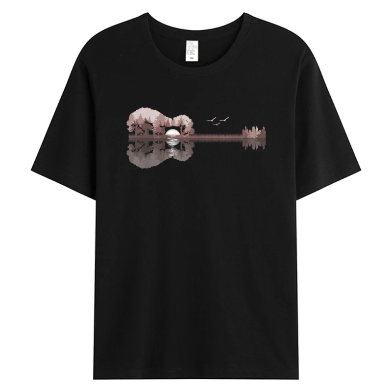 Happy Birthday Gift T-shirts For Man Acoustic Guitar Lake Sunset Guitarist Country Rock Music Mens 100% Cotton T-Shirt Graphic
Happy Birthday Gift T-shirts For Man Acoustic Guitar Lake Sunset Guitarist Country Rock Music Mens 100% Cotton T-Shirt Graphic