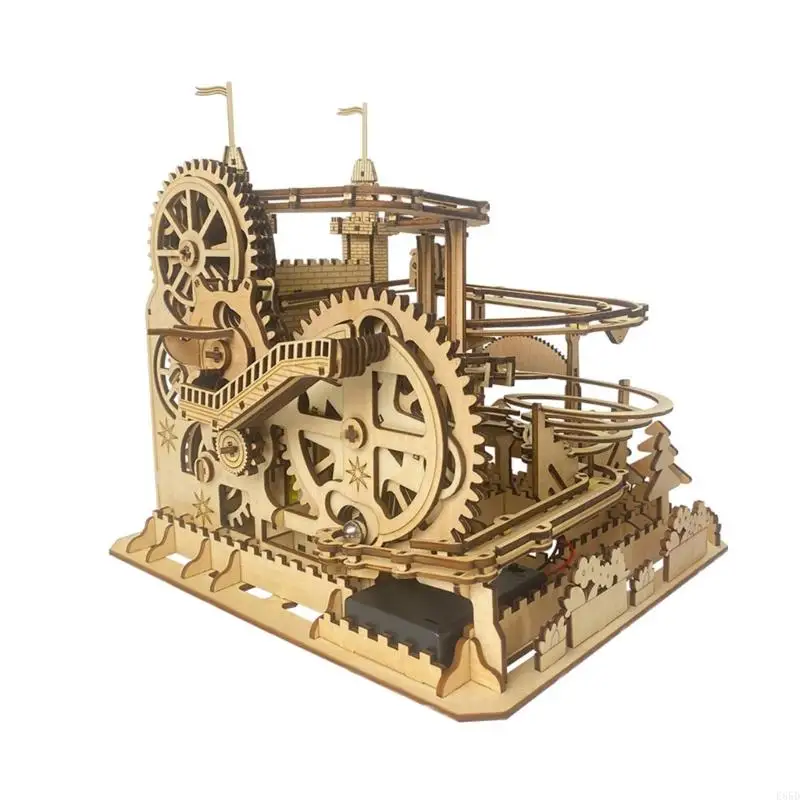 Wooden Orbit Marble Runs Toy for DIY Puzzle Enthusiasts Self-Assembly Model E65D
Wooden Orbit Marble Runs Toy for DIY Puzzle Enthusiasts Self-Assembly Model E65D