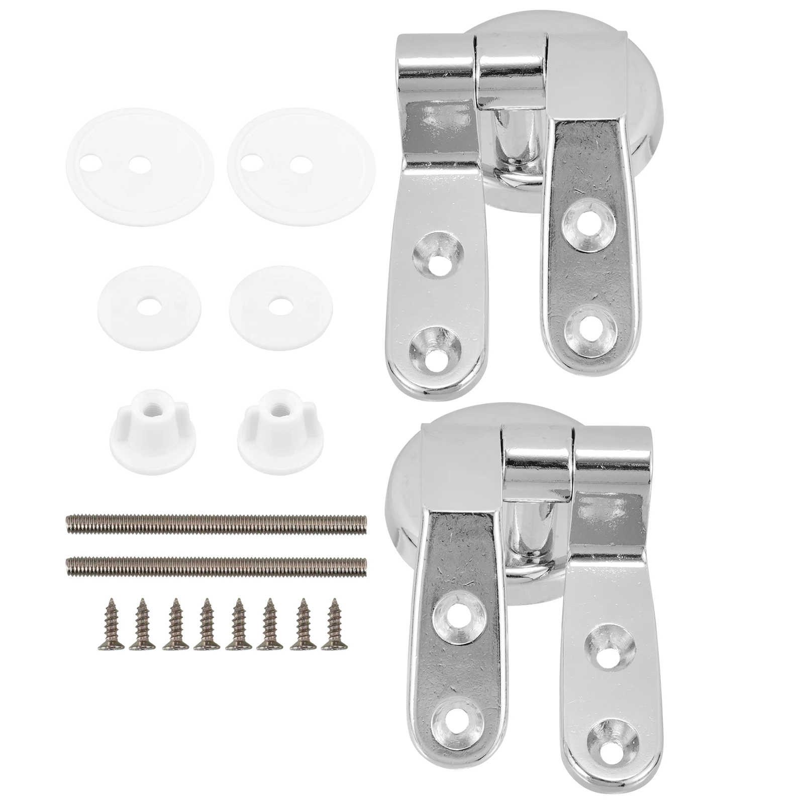 1 Set Zinc Alloy Toilet Seat Hinge Durable Corrosion Resistant Strong Load Bearing Easy Installation Replacement Fixing Fitting
1 Set Zinc Alloy Toilet Seat Hinge Durable Corrosion Resistant Strong Load Bearing Easy Installation Replacement Fixing Fitting