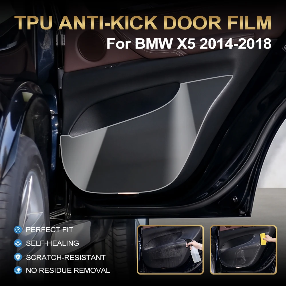 Clear TPU Car Door Anti Kick Pad For BMW X5 F15 2014-2018 Inner Side Edge Film Front and Rear Door Side Panel Protection Pad
Clear TPU Car Door Anti Kick Pad For BMW X5 F15 2014-2018 Inner Side Edge Film Front and Rear Door Side Panel Protection Pad