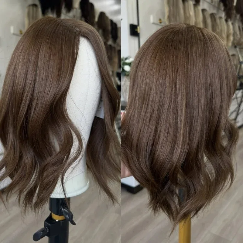 Brown Short Bob Natural Wavy Lace Front Wig Glueless 13x4 HD Pre Plucked Synthetic And Blend Clearance Daily Cosplay For Women
Brown Short Bob Natural Wavy Lace Front Wig Glueless 13x4 HD Pre Plucked Synthetic And Blend Clearance Daily Cosplay For Women