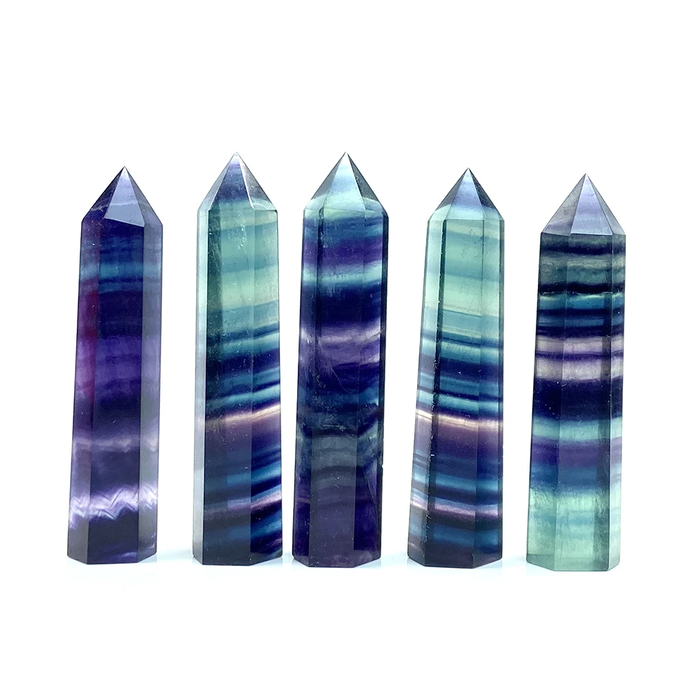 1PC Colored Fluorite Crystal Tower Wand for Meditation, Healing Quartz, Reiki Tower, Home Ornament, Gift
1PC Colored Fluorite Crystal Tower Wand for Meditation, Healing Quartz, Reiki Tower, Home Ornament, Gift