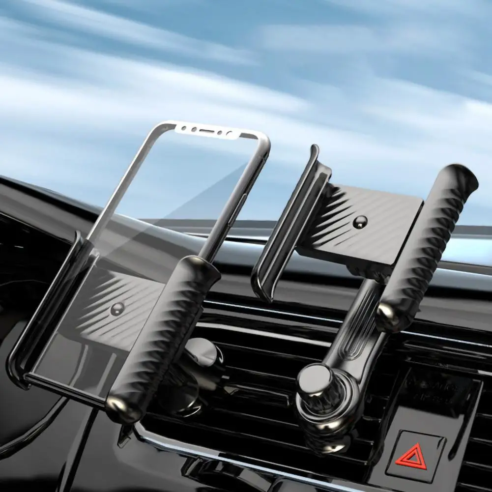 Convenient Car Phone Holder Plastic One-touch Locking Wide Application Mobile Phone Bracket Car Accessory
Convenient Car Phone Holder Plastic One-touch Locking Wide Application Mobile Phone Bracket Car Accessory