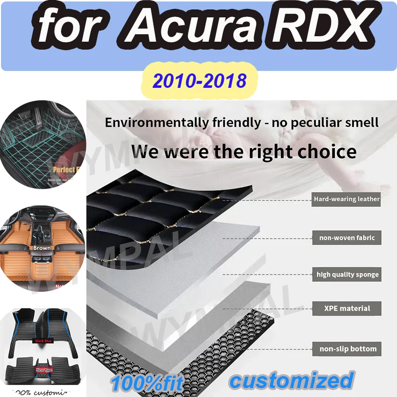 LUXURY Car Floor Mats For Acura RDX 2018 2017 2016 2015 2014 2013 2012 2011 2010 Auto Interior Accessories Waterproof Leather
LUXURY Car Floor Mats For Acura RDX 2018 2017 2016 2015 2014 2013 2012 2011 2010 Auto Interior Accessories Waterproof Leather