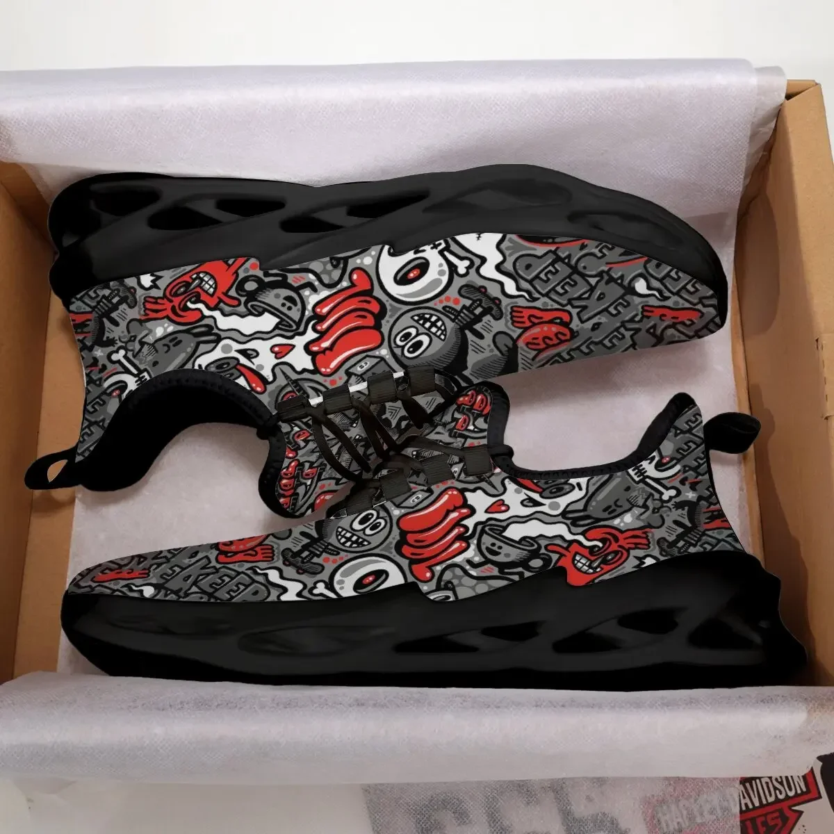 Мужская спортивная обувь, летние модные и персонализированные повседневные туфли на плоской подошве с сетчатым принтом и шнуровкой на рождественской тематике
Мужская спортивная обувь, летние модные и персонализированные повседневные туфли на плоской подошве с сетчатым принтом и шнуровкой на рождественской тематике