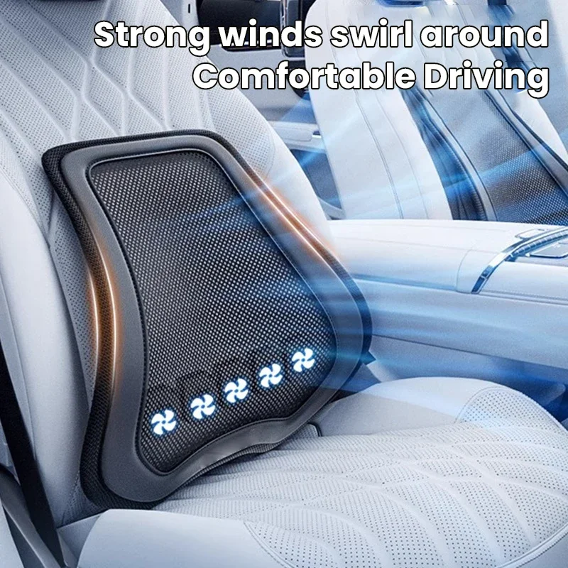 With A Fan Car Lumbar Support Sedentary Driving Waist Protection Device Lumbar Support Ventilated Driver's Seat Lumbar Cushion
With A Fan Car Lumbar Support Sedentary Driving Waist Protection Device Lumbar Support Ventilated Driver's Seat Lumbar Cushion