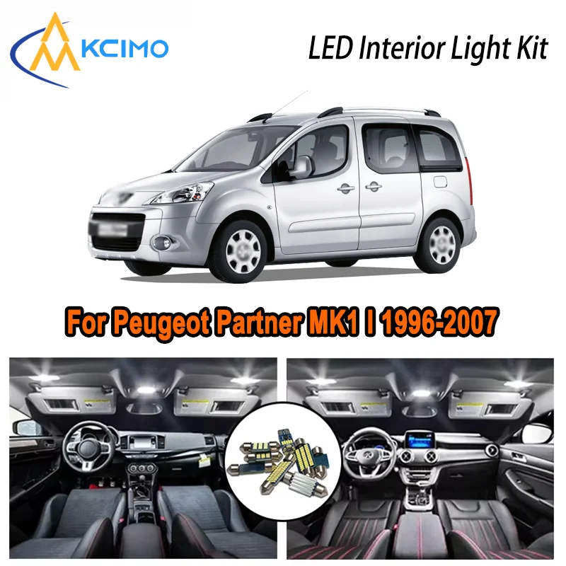 For Peugeot Partner MK1 I 1996-2007 1997 1998 1999 2000 2001 LED Interior Dome Map Trunk Light Kit Car Led Lamps Canbus No Error
For Peugeot Partner MK1 I 1996-2007 1997 1998 1999 2000 2001 LED Interior Dome Map Trunk Light Kit Car Led Lamps Canbus No Error