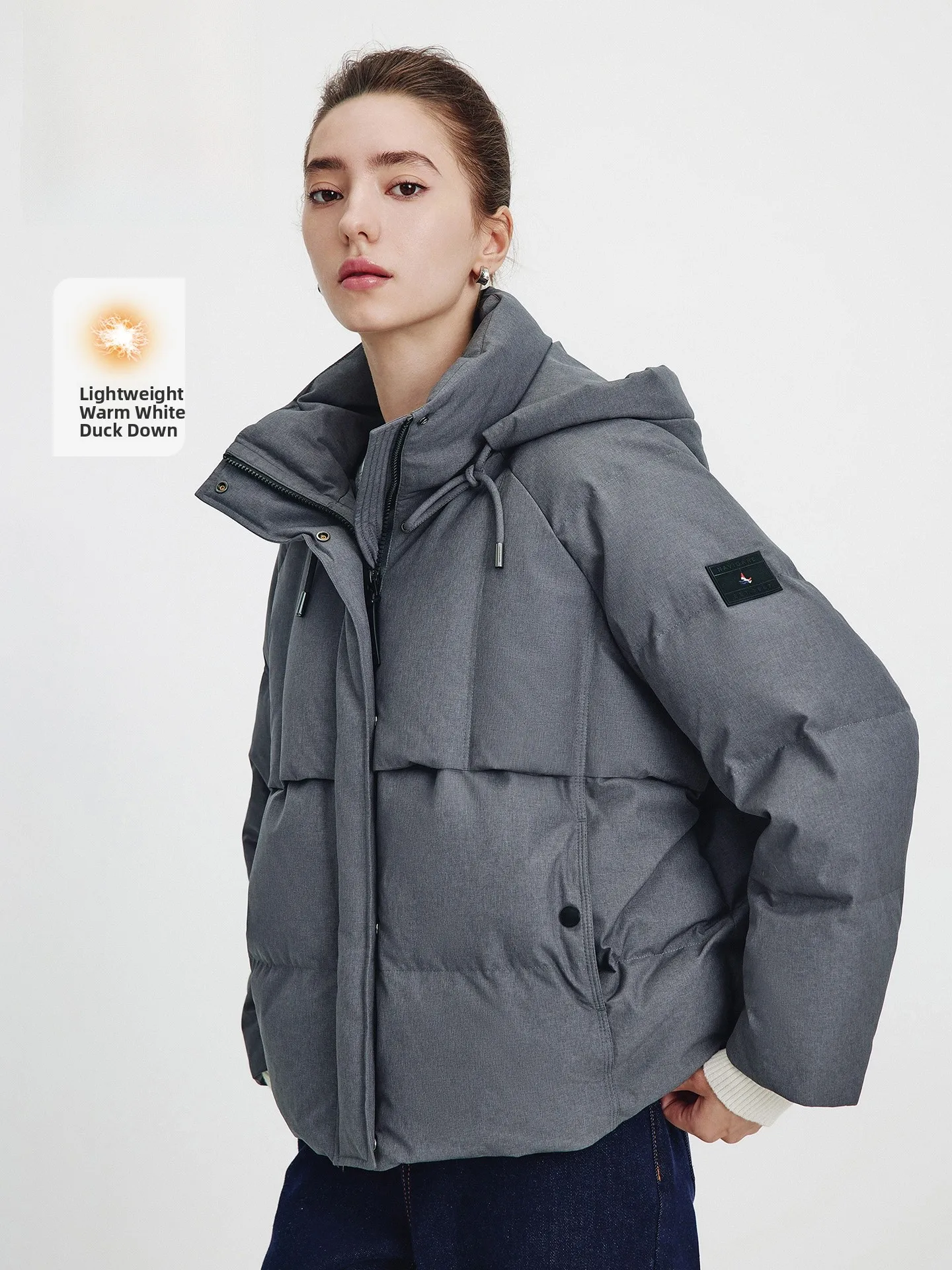 Короткая пуховая куртка Navigare для женщин, белая, из утиного пуха, повседневный стиль, осень-зима, новинка, прямой крой, для поездок на работу
Короткая пуховая куртка Navigare для женщин, белая, из утиного пуха, повседневный стиль, осень-зима, новинка, прямой крой, для поездок на работу